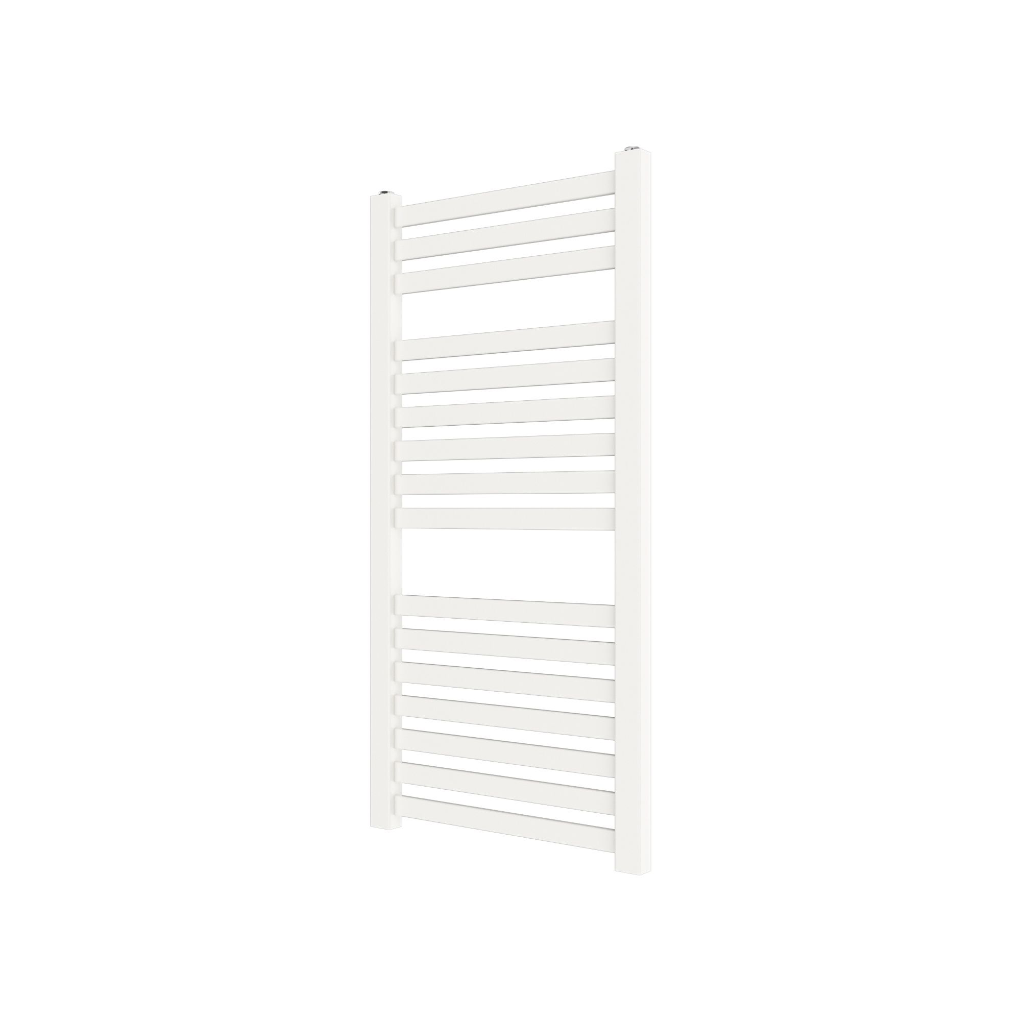 GoodHome Aspley White 1408BTU Vertical Towel radiator (W)480mm x (H)950mm