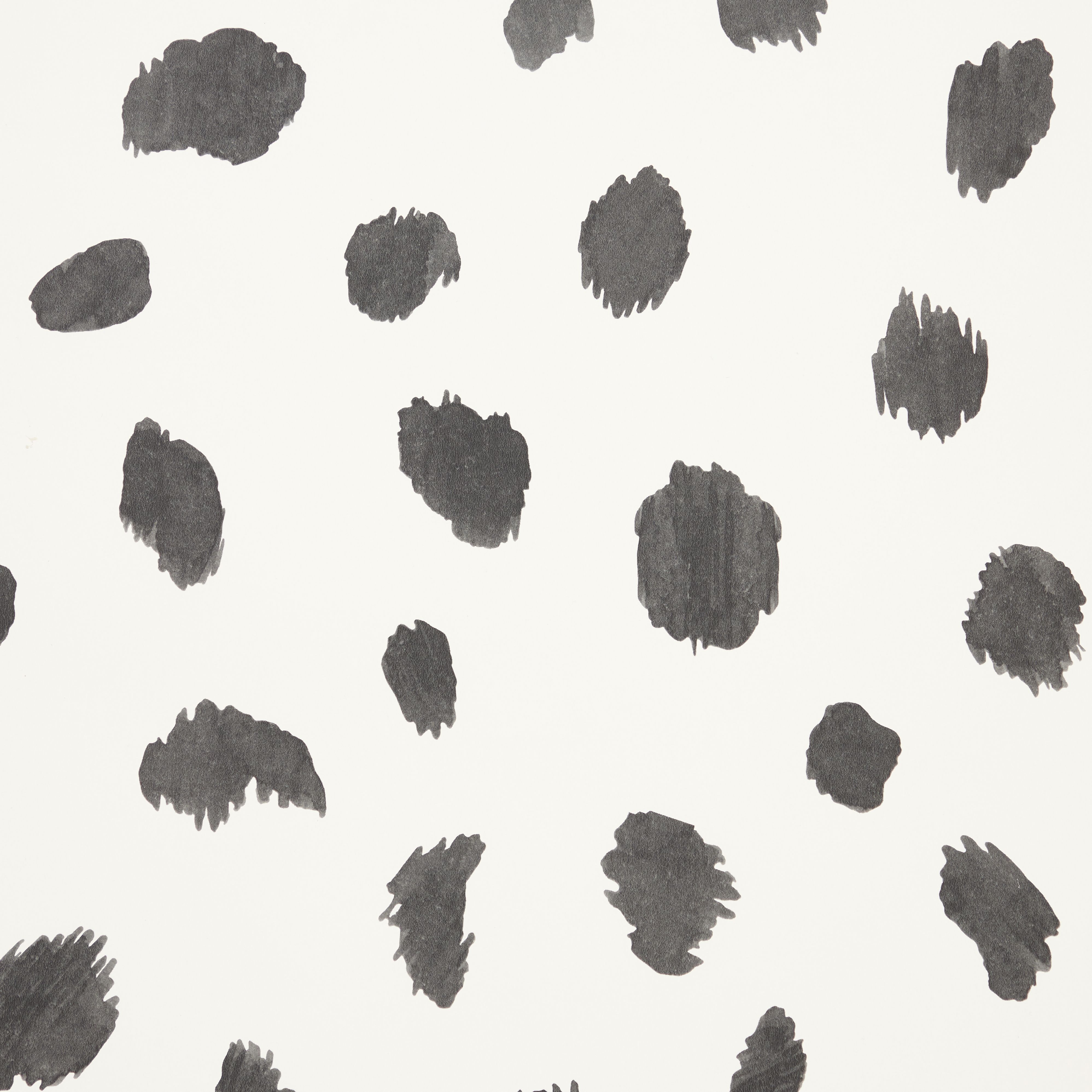 GoodHome Astennu Black & white Spot Monochrome effect Smooth Wallpaper