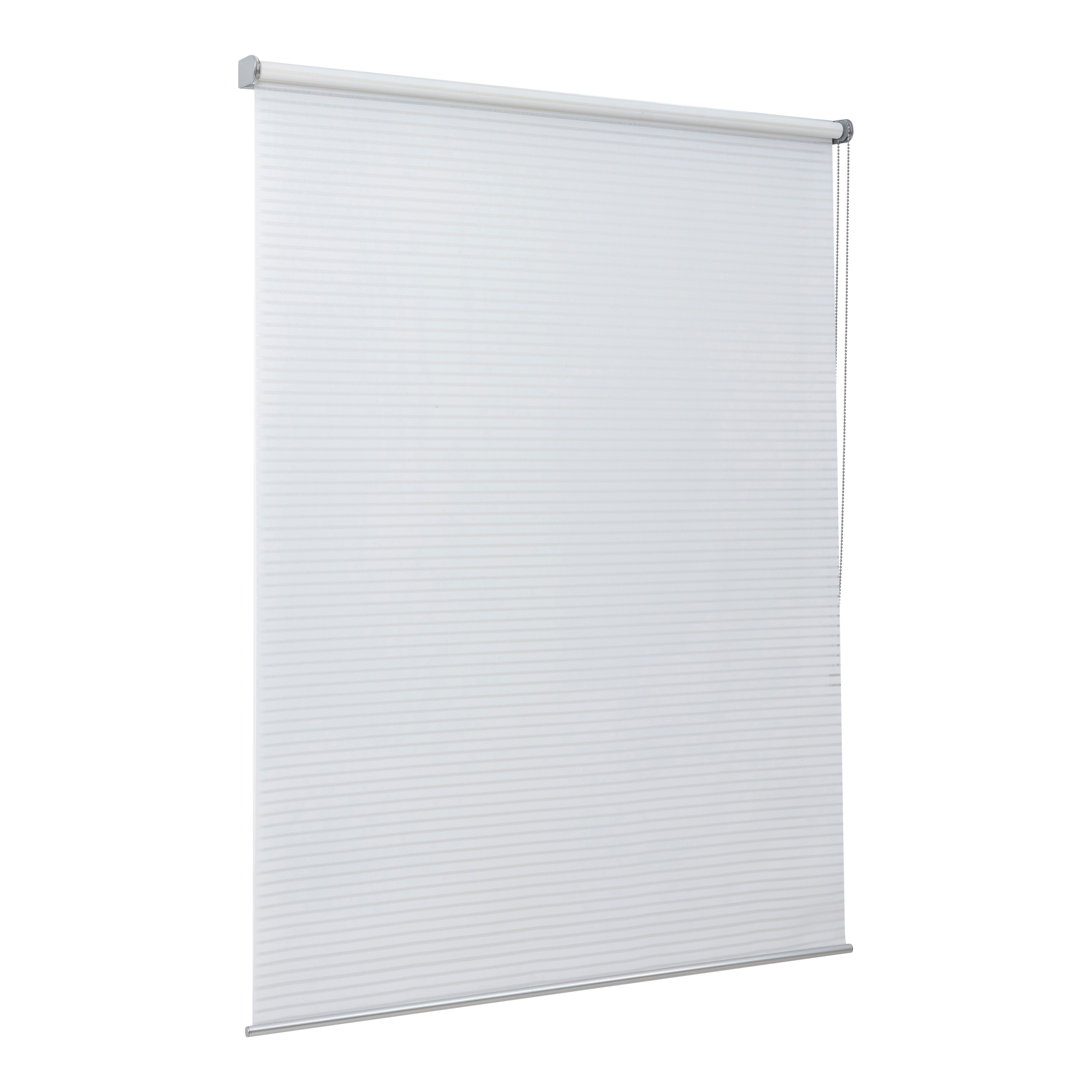 GoodHome Asthall Corded Off white Sheer Roller Blind (W)180cm (L)180cm