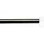 GoodHome Athens Gloss Grey Brushed nickel effect Curtain pole, (L)1.5m (Dia)28mm