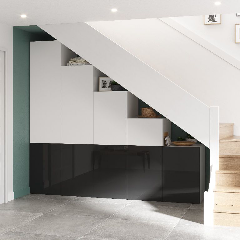 under stairs cube storage