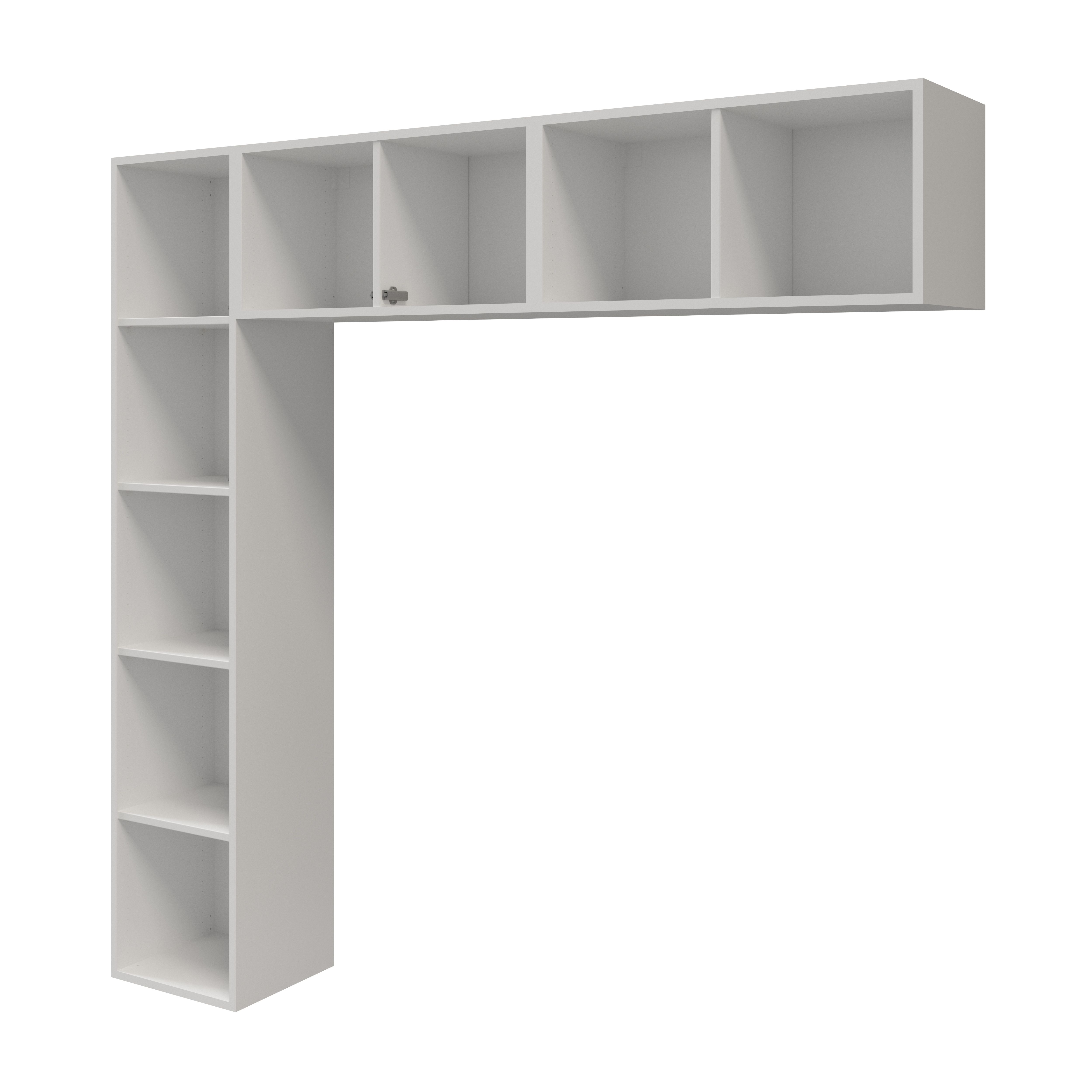 GoodHome Atomia Fixed White Overhead unit (H)1875mm (W)1875mm (D)350mm
