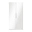 GoodHome Atomia Freestanding Gloss & matt white 2 door Large Double Wardrobe (H)1929mm (W)1000mm (D)596mm