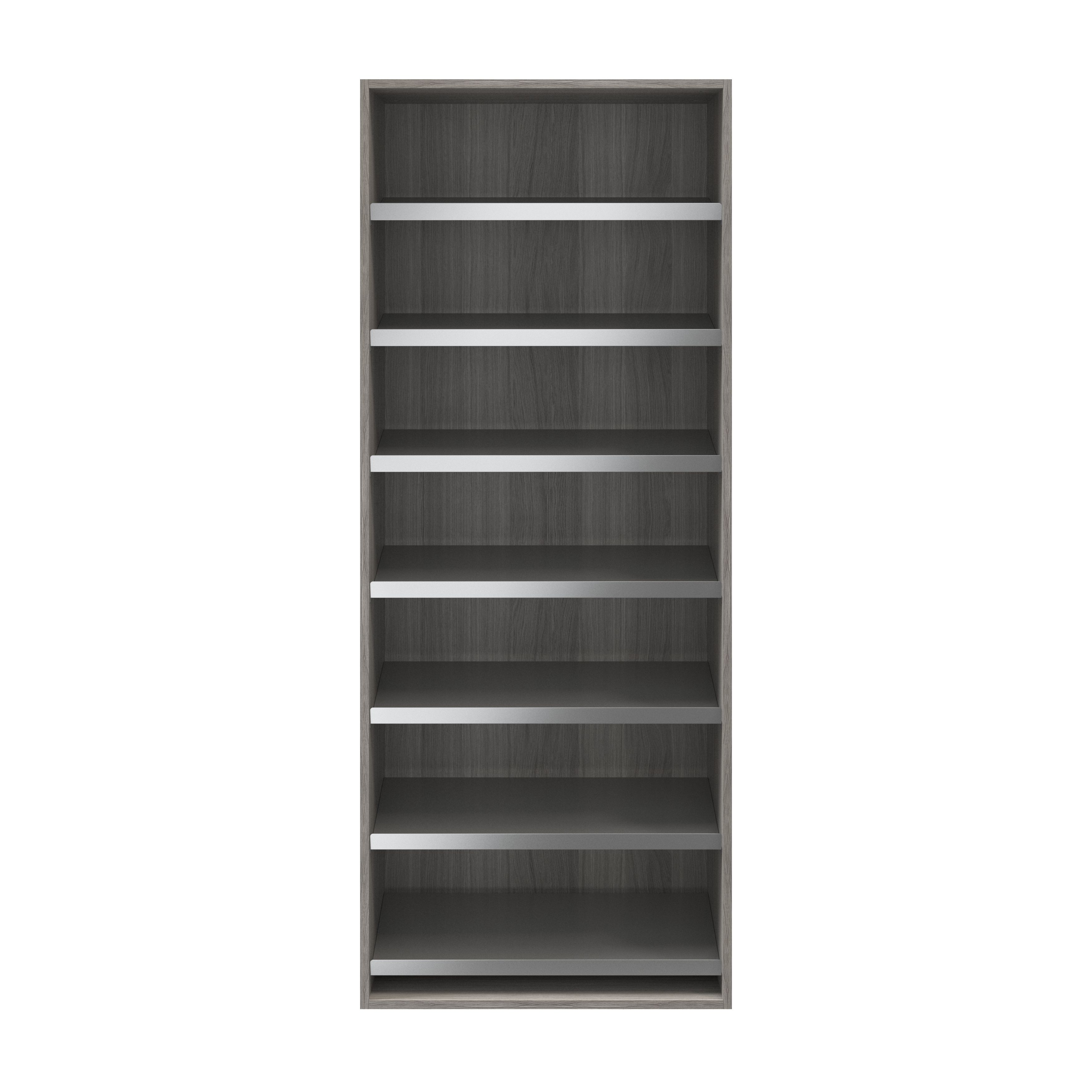 GoodHome Atomia Freestanding Grey Oak effect Pull-out shoe rack (W)750mm