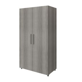 GoodHome Atomia Freestanding Matt grey oak effect Particle board Wardrobe (H)1925mm (W)1000mm (D)600mm