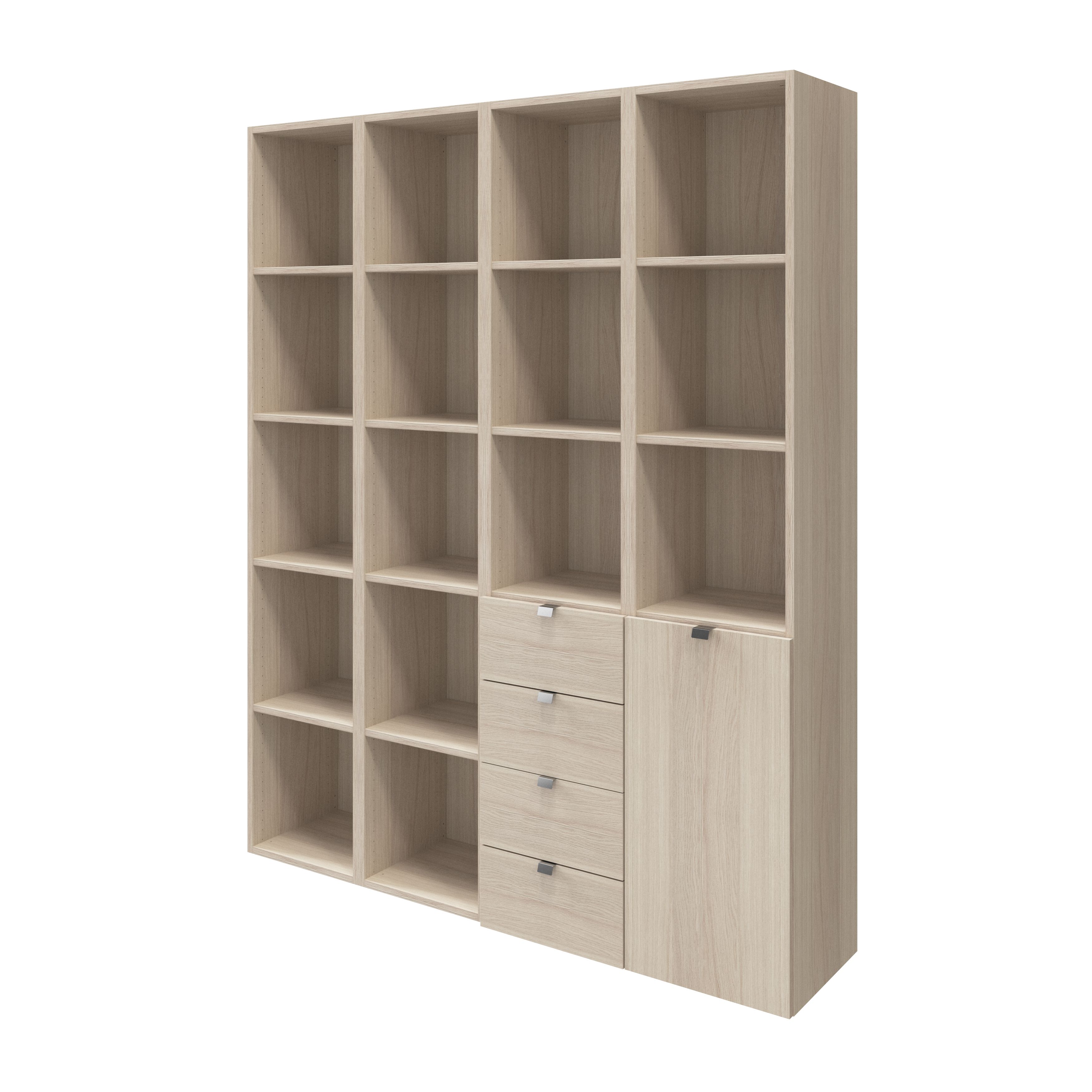 GoodHome Atomia Freestanding Matt oak effect Bookcases, shelving units & display cabinets