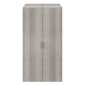 GoodHome Atomia Freestanding Modern Matt grey oak effect Particle board Medium Wardrobe (H)1875mm (W)1000mm (D)600mm