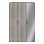 GoodHome Atomia Freestanding Modern Matt grey oak effect Triple Wardrobe (H)2250mm (W)1000mm (D)580mm