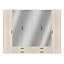 GoodHome Atomia Freestanding Modern Matt oak effect 4 Drawer Large Wardrobe (H)2250mm (W)1000mm (D)580mm