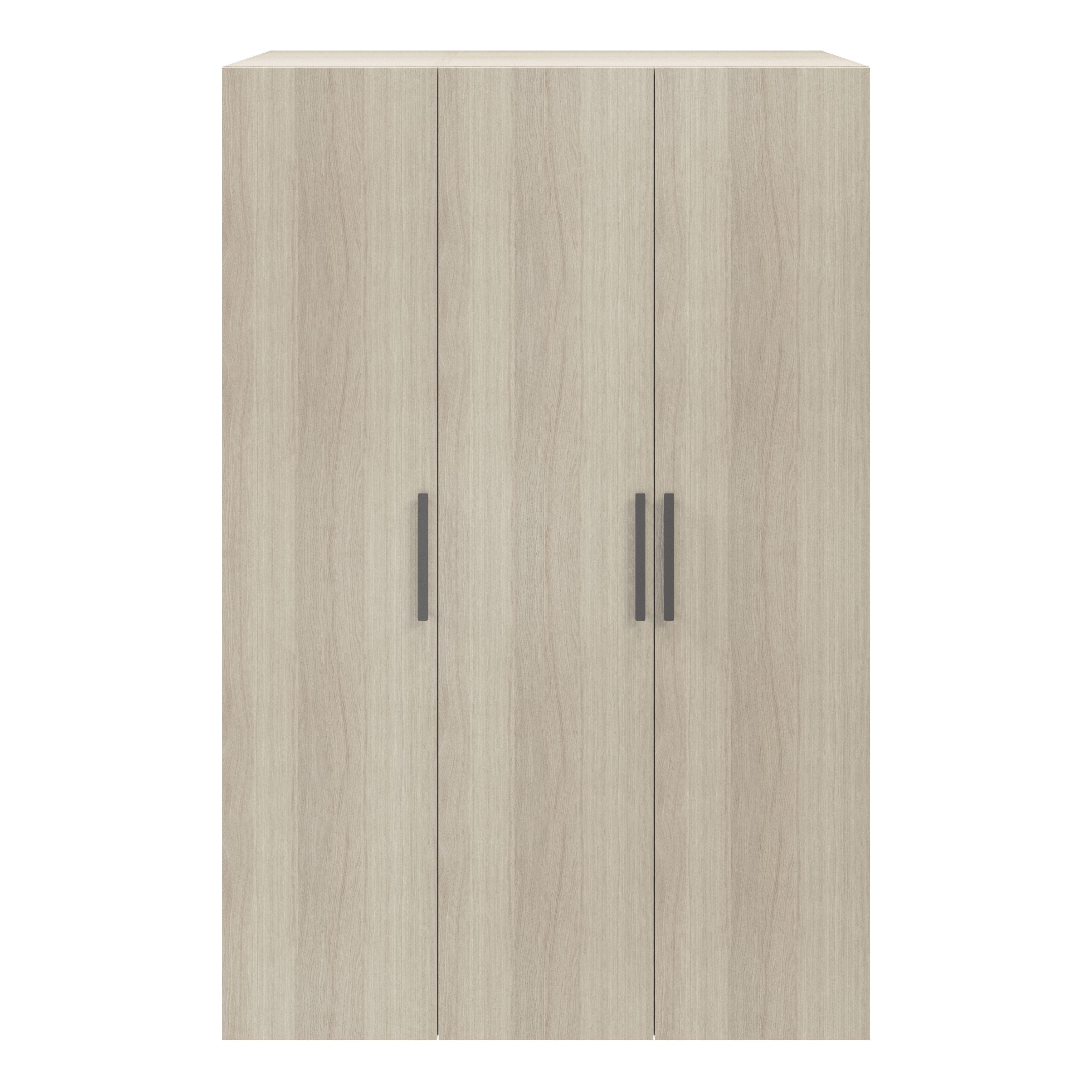 GoodHome Atomia Freestanding Modern Matt oak effect Triple Wardrobe (H)2250mm (W)1000mm (D)580mm