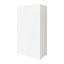 GoodHome Atomia Freestanding Modern Matt white Particle board Medium Wardrobe (H)1875mm (W)1000mm (D)580mm