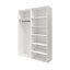 GoodHome Atomia Freestanding Modern White Particle board Large Double Wardrobe (H)2250mm (W)1500mm (D)635mm