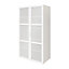 GoodHome Atomia Freestanding Modern White Particle board Medium Wardrobe (H)1875mm (W)1000mm (D)580mm