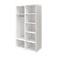 GoodHome Atomia Freestanding Modern White Particle board Medium Wardrobe (H)1875mm (W)1000mm (D)580mm