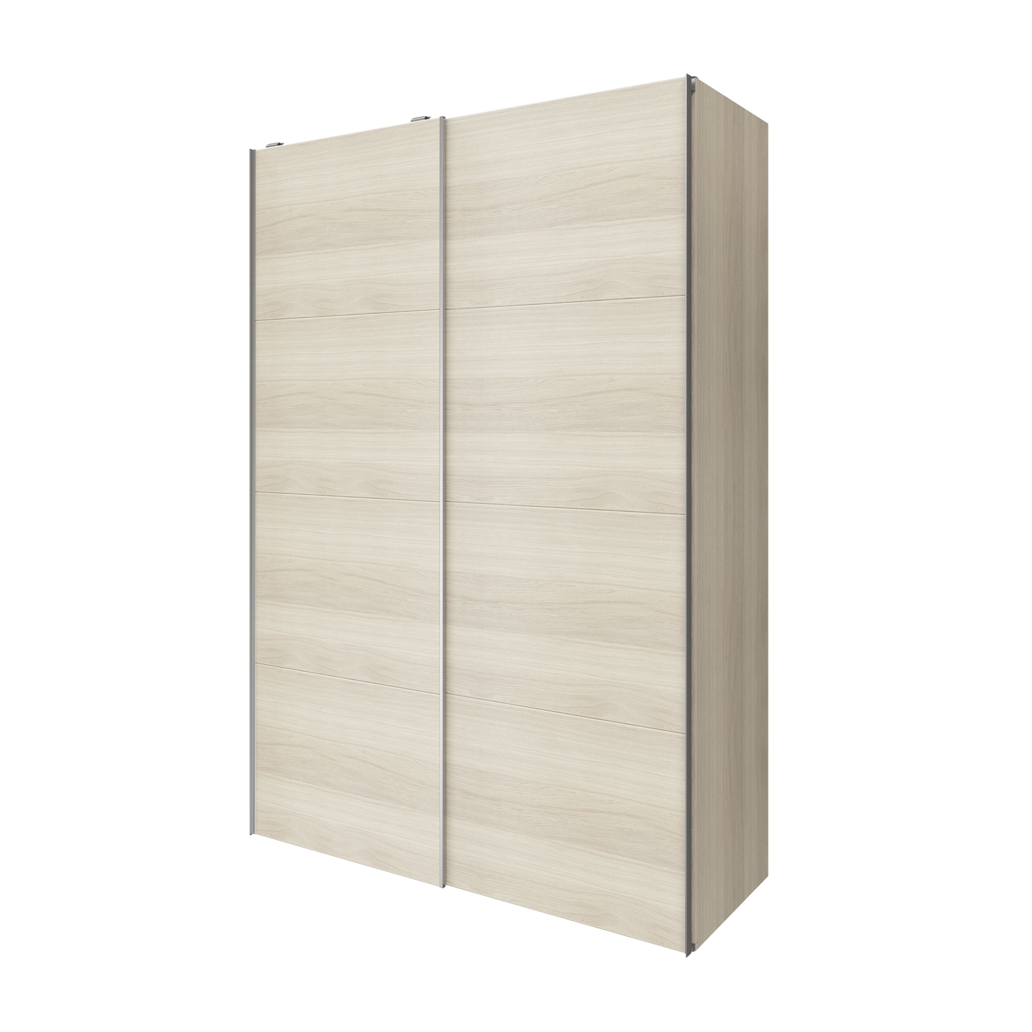 GoodHome Atomia Freestanding Oak effect Particle board Wardrobe (H)2250mm (W)1500mm (D)655mm