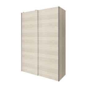 GoodHome Atomia Freestanding Oak effect Particle board Wardrobe (H)2250mm (W)1500mm (D)655mm