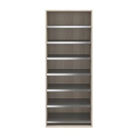 GoodHome Atomia Freestanding Oak effect Pull-out shoe rack (W)750mm