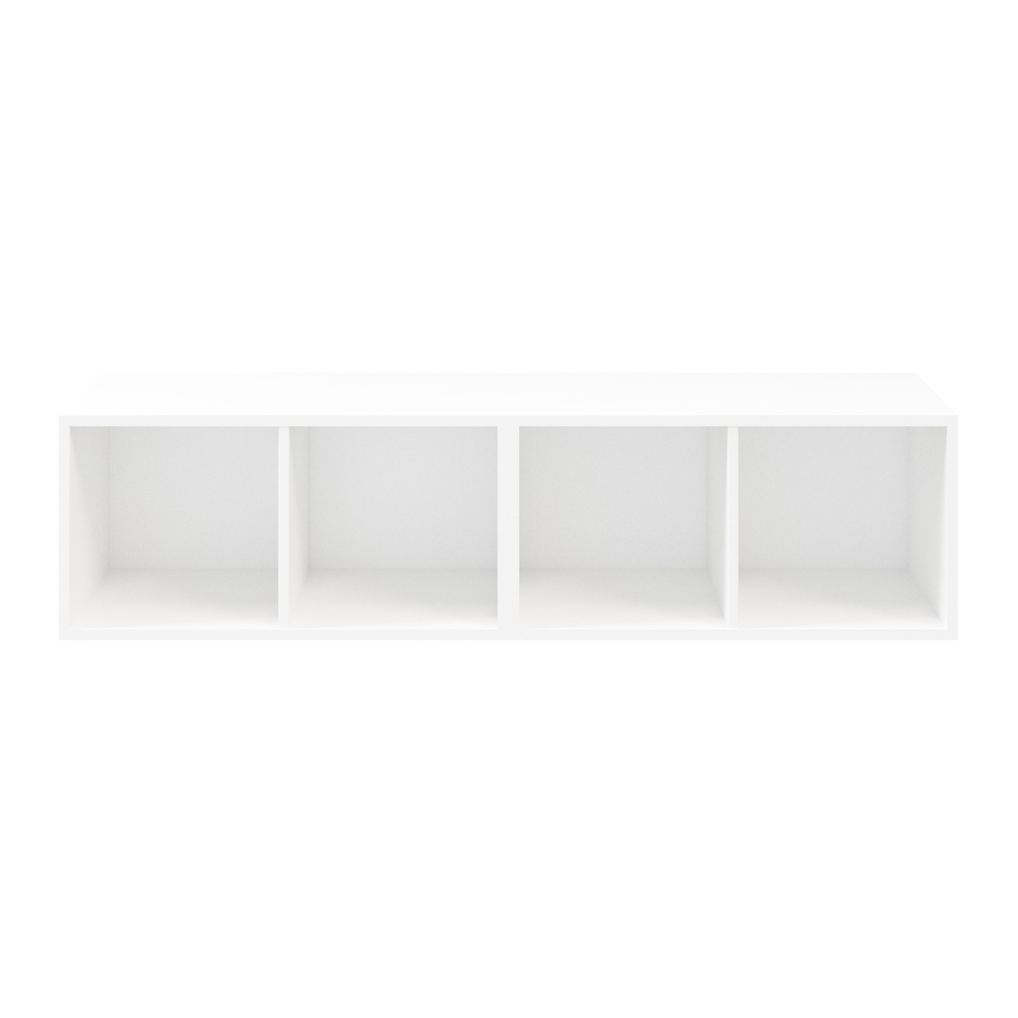 GoodHome Atomia Freestanding White Medium Bookcases, shelving units