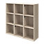 GoodHome Atomia Freestanding White Oak effect Small Bookcases, shelving units & display cabinets (H)1125mm