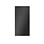GoodHome Atomia Gloss Anthracite Non-mirrored Modular furniture door, (H) 747mm (W) 372mm