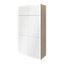 GoodHome Atomia Gloss White Non-mirrored Modular furniture door, (H) 372mm (W) 497mm