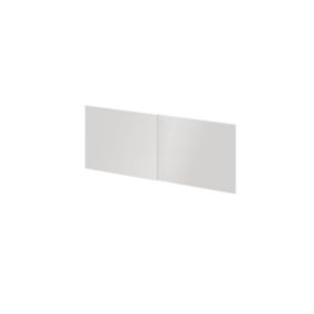 GoodHome Atomia Gloss White Sliding wardrobe door (H) 560mm x (W) 737mm, Pack of 4
