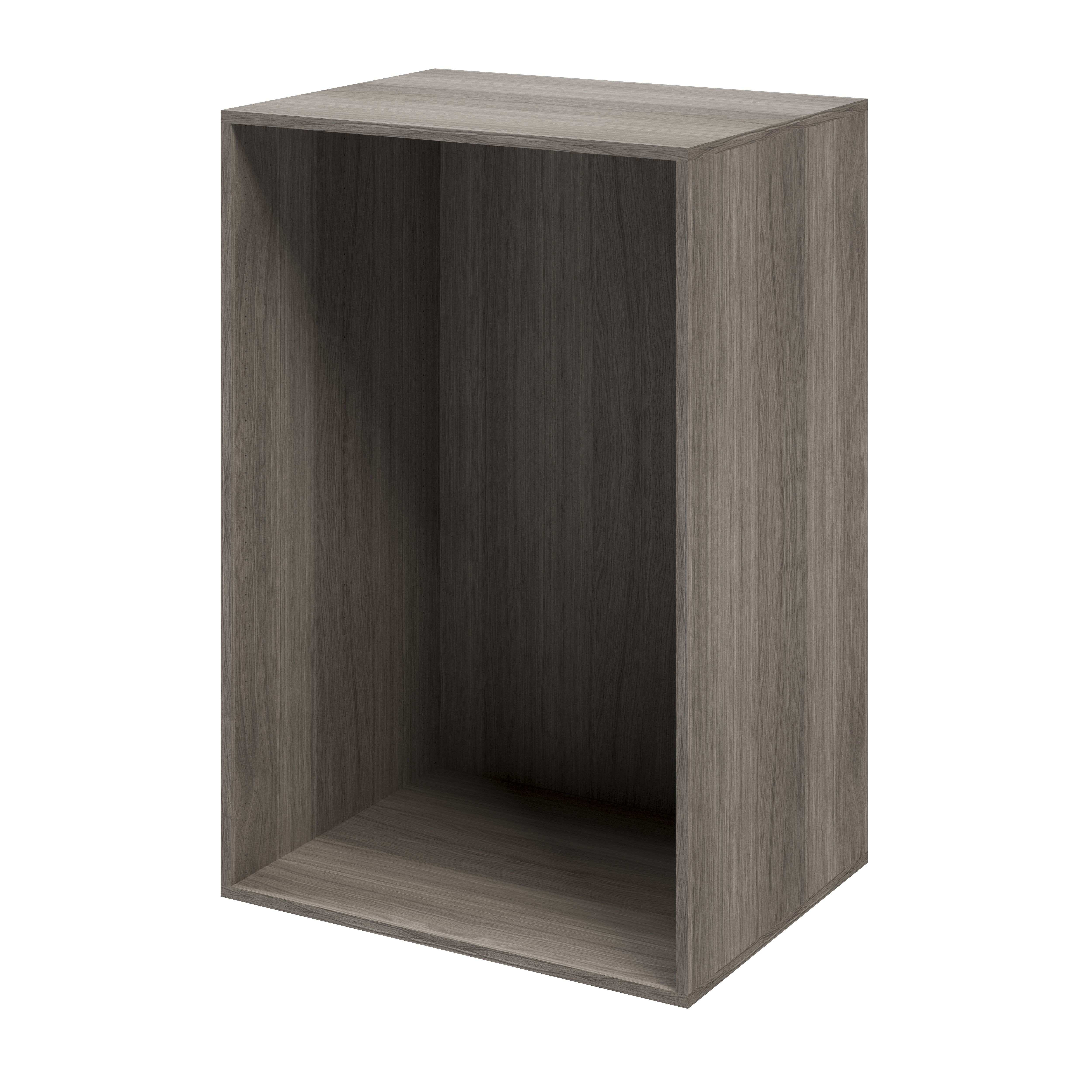 GoodHome Atomia Grey oak effect Modular furniture cabinet, (H)1125mm (W ...