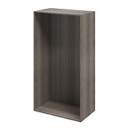 GoodHome Atomia Grey oak effect Modular furniture cabinet, (H)1875mm (W)1000mm (D)580mm