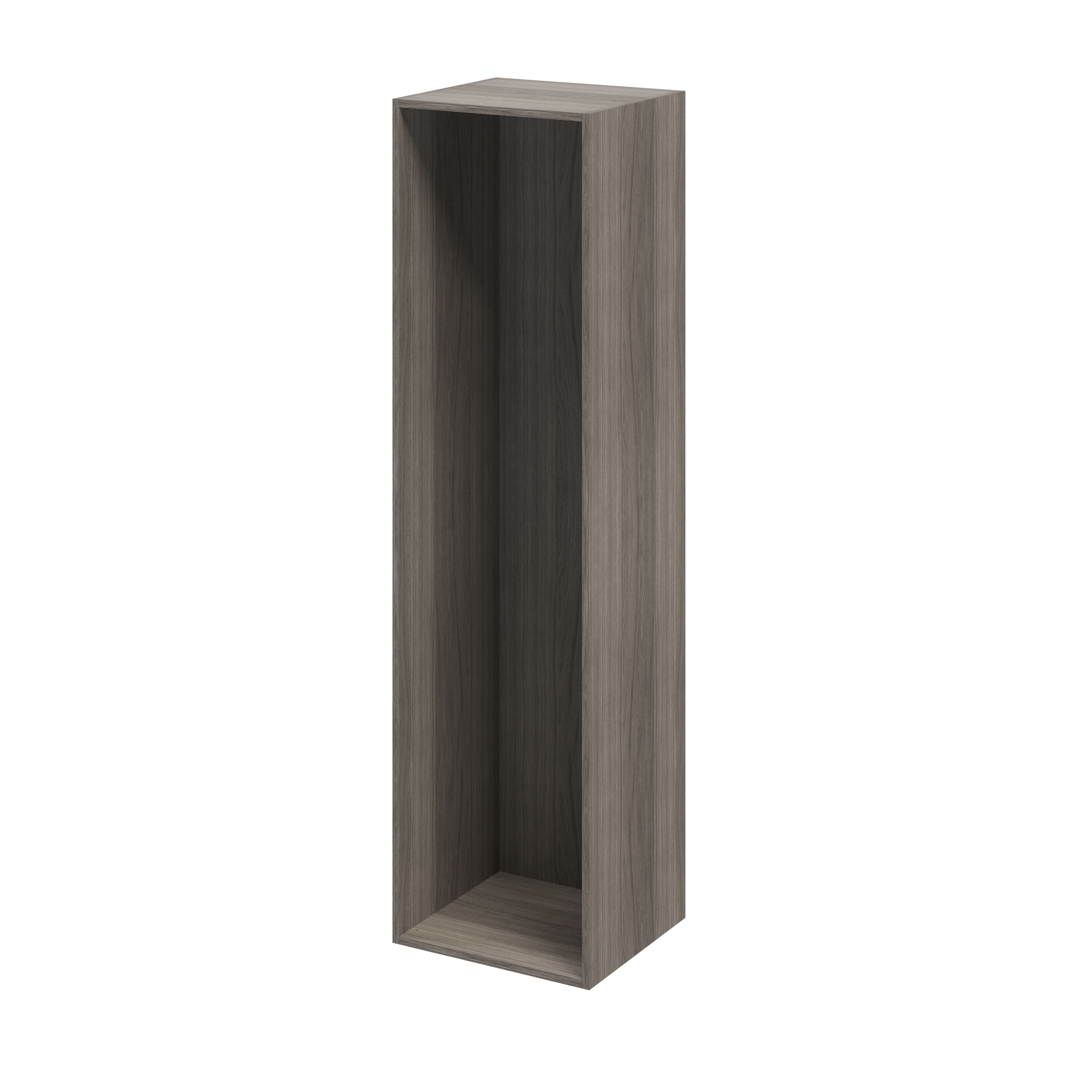 GoodHome Atomia Grey oak effect Modular furniture cabinet H