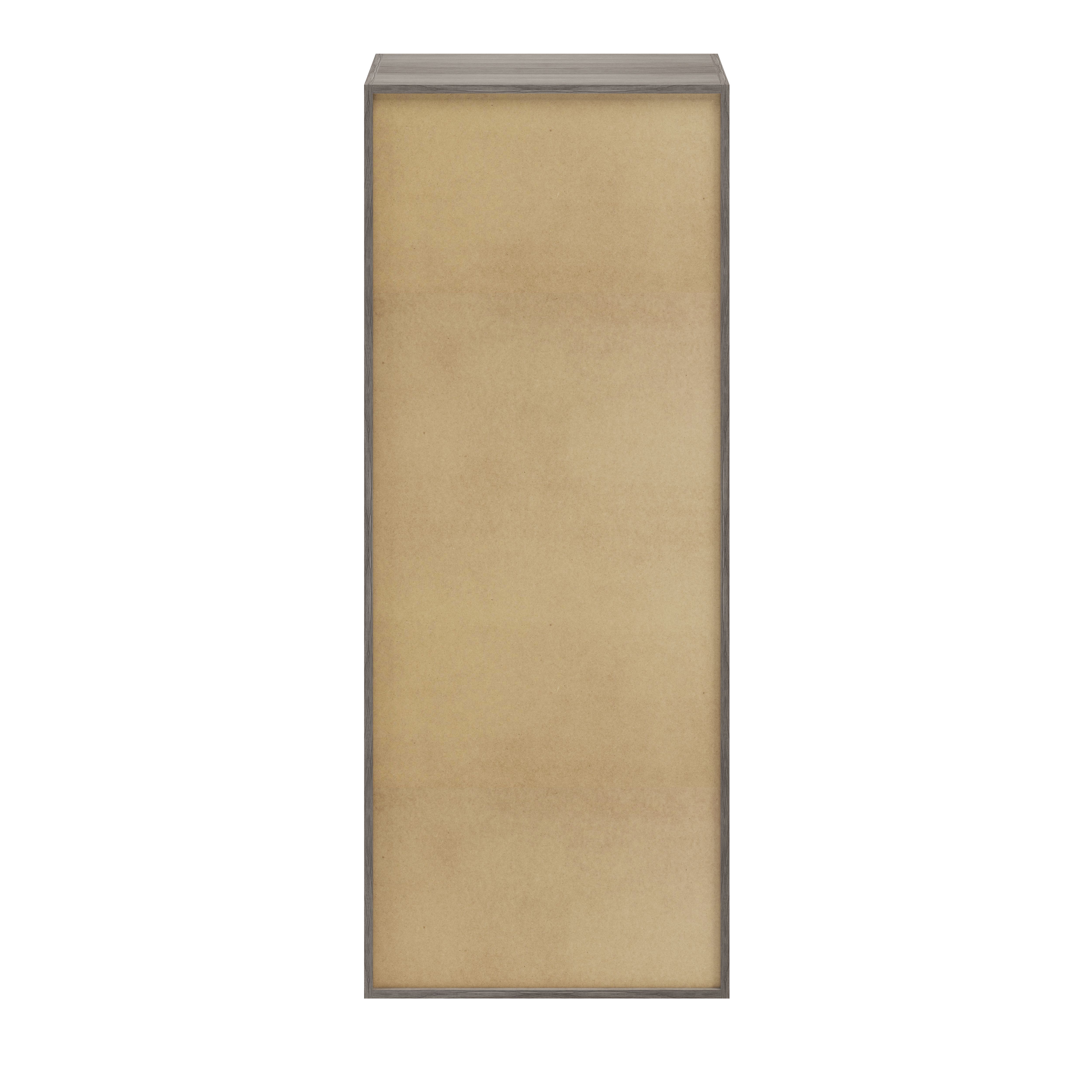 GoodHome Atomia Grey oak effect Modular furniture cabinet, (H)1875mm (W)750mm (D)450mm