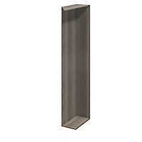 GoodHome Atomia Grey oak effect Modular furniture cabinet, (H)2250mm (W)300mm (D)580mm