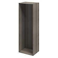GoodHome Atomia Grey oak effect Modular furniture cabinet, (H)2250mm (W)750mm (D)580mm