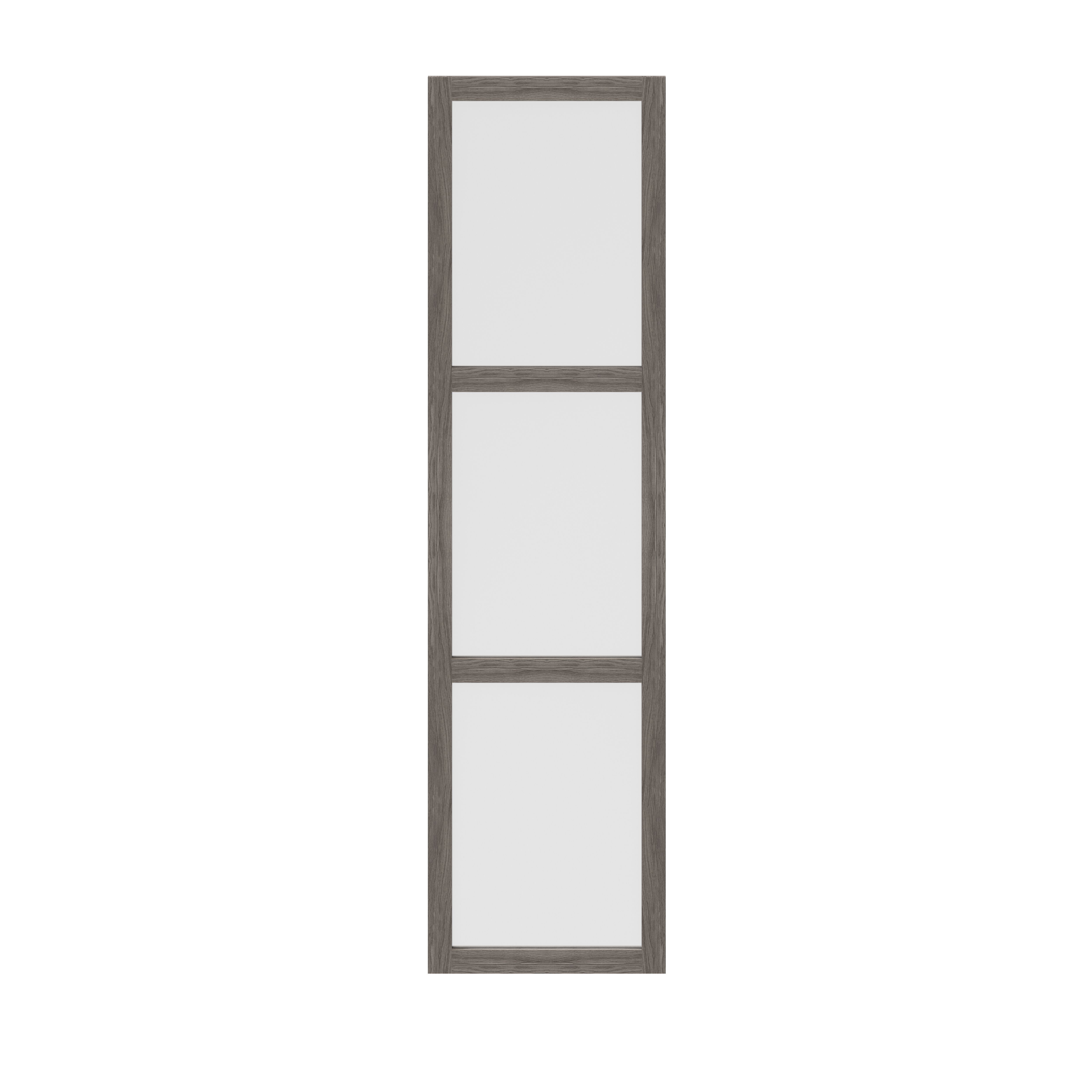 GoodHome Atomia Grey oak effect Opaque Non-mirrored Modular furniture door, (H) 1872mm (W) 497mm