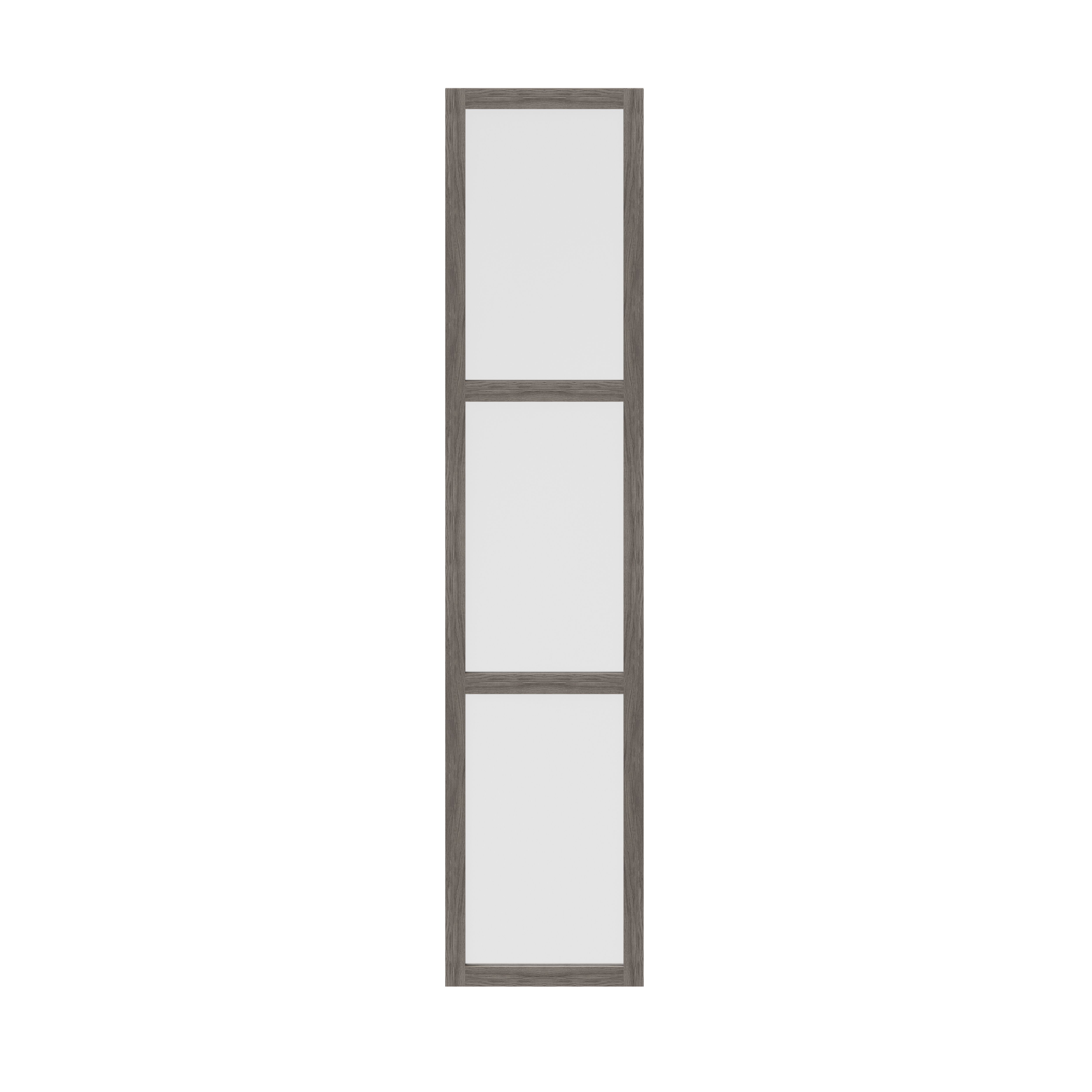GoodHome Atomia Grey oak effect Opaque Non-mirrored Modular furniture door, (H) 2247mm (W) 497mm