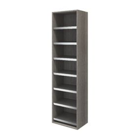 GoodHome Atomia Grey Oak effect Pull-out shoe rack (W)500mm