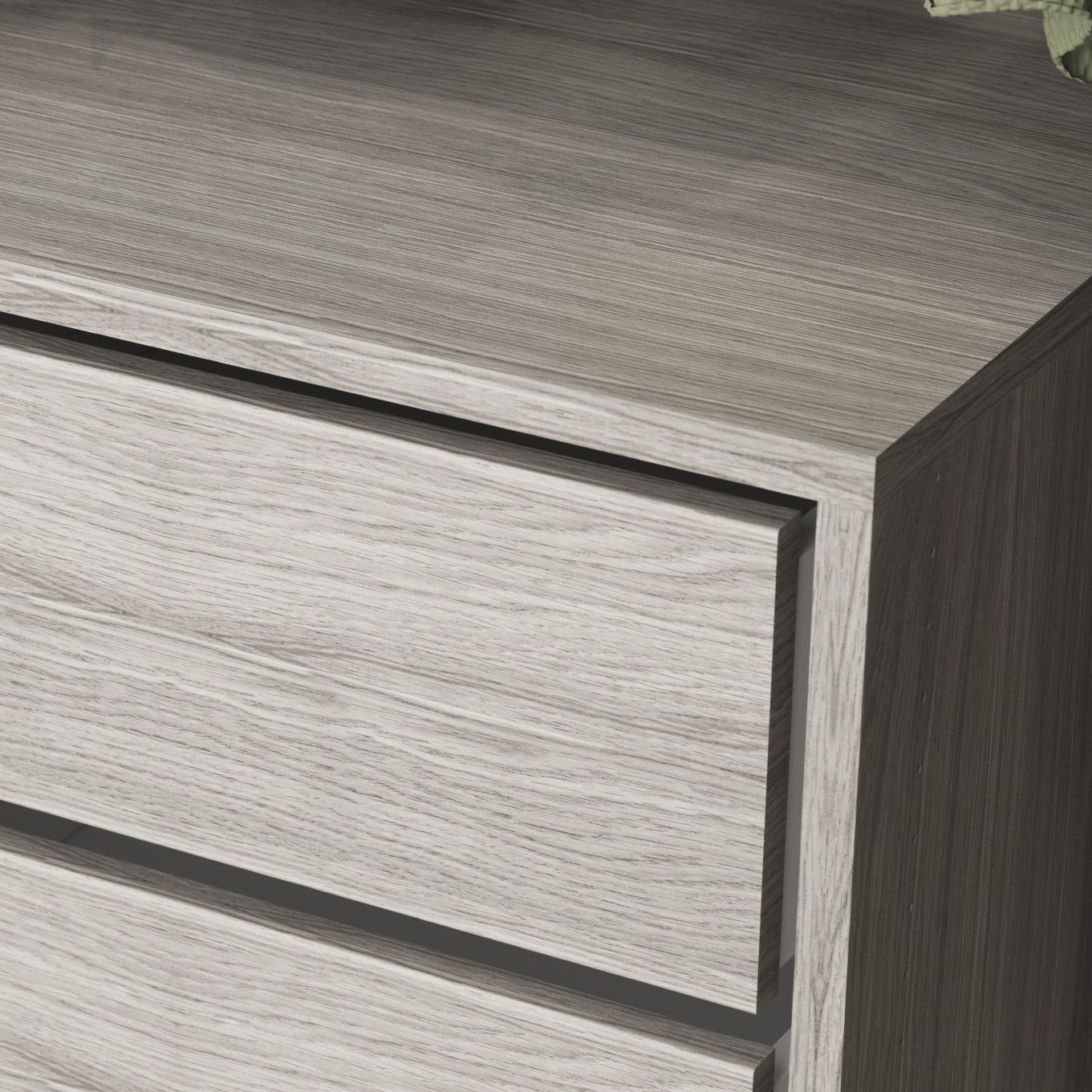 GoodHome Atomia Grey oak effect Slab Internal Drawer (H)170mm (W)714mm (D)390mm