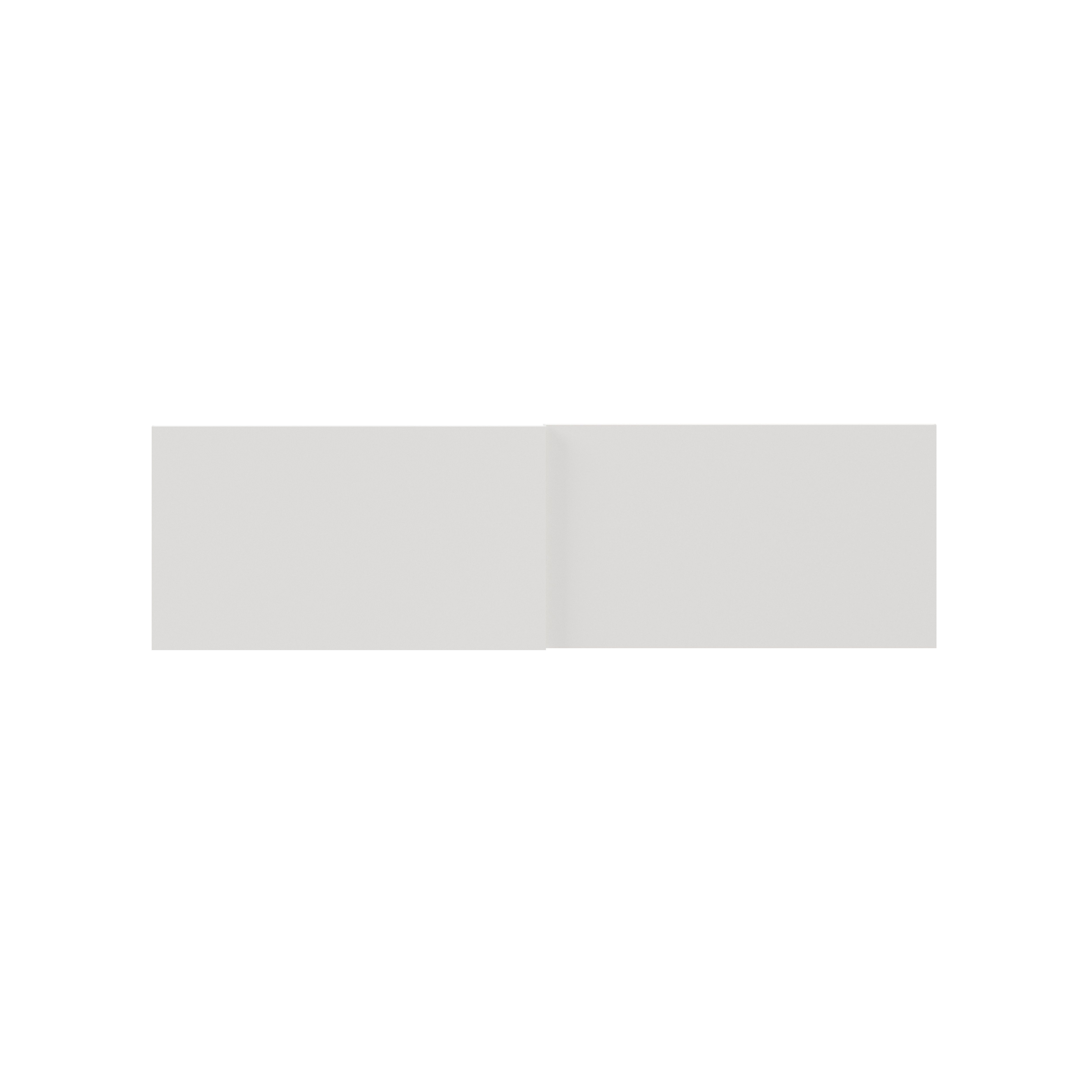 GoodHome Atomia Matt Classic Sliding wardrobe door, (H)560mm (W) 987mm Pack of 4