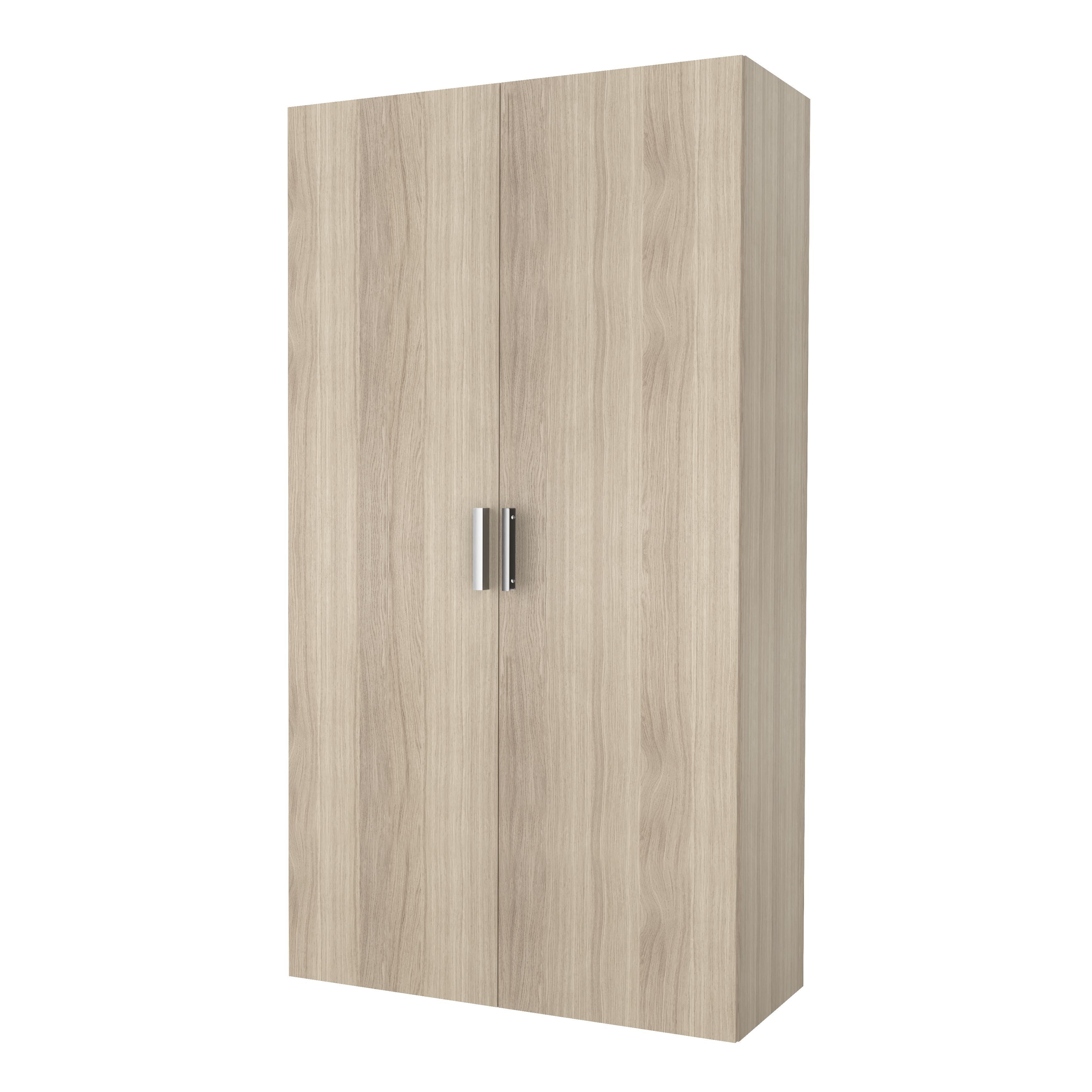 GoodHome Atomia Matt Grey Doors & drawers Edge Handle (L)16.5cm (D)34.5mm, Pack of 2