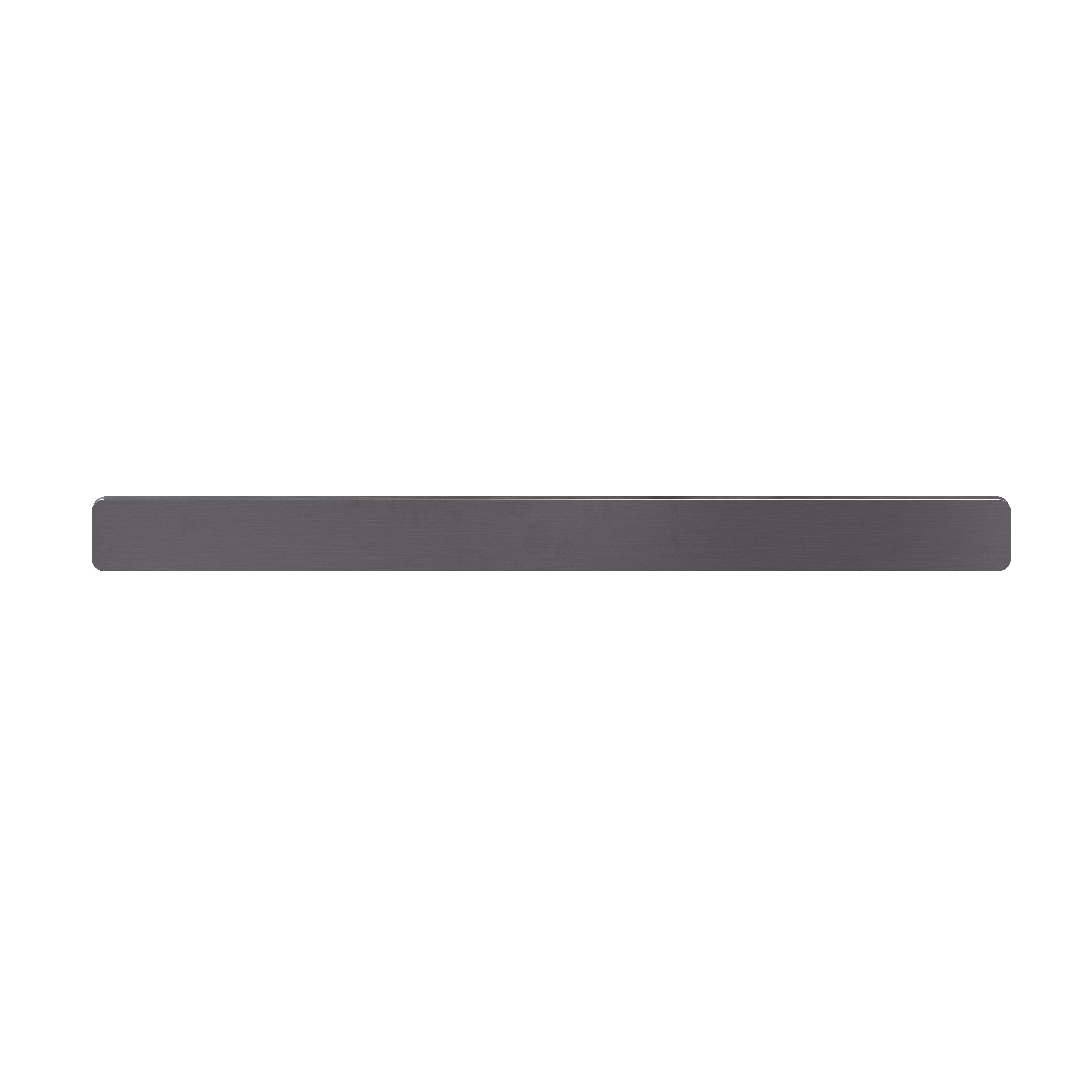 GoodHome Atomia Matt Grey Doors & drawers Front Handle (L)29.3cm (D)20.5mm, Pack of 2