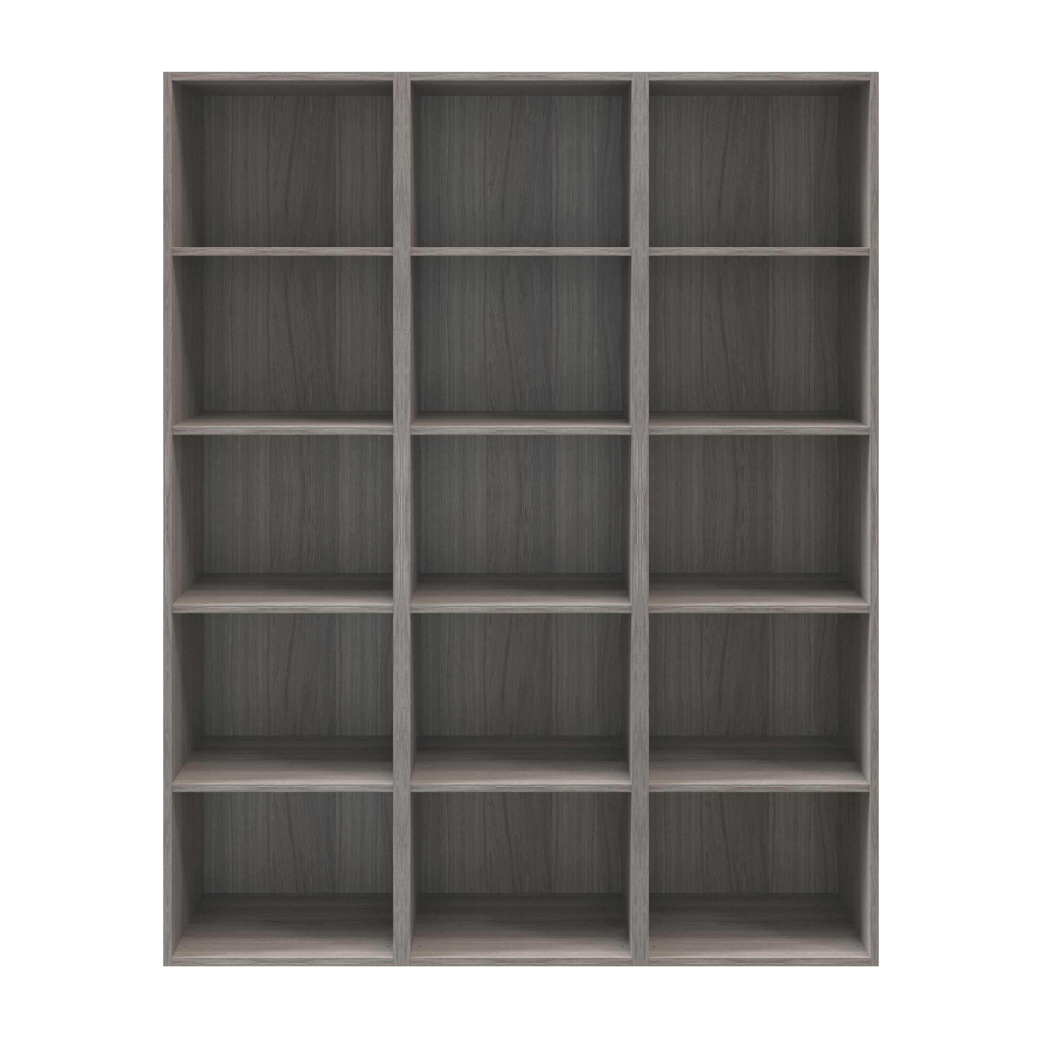 Grey deals oak bookshelf