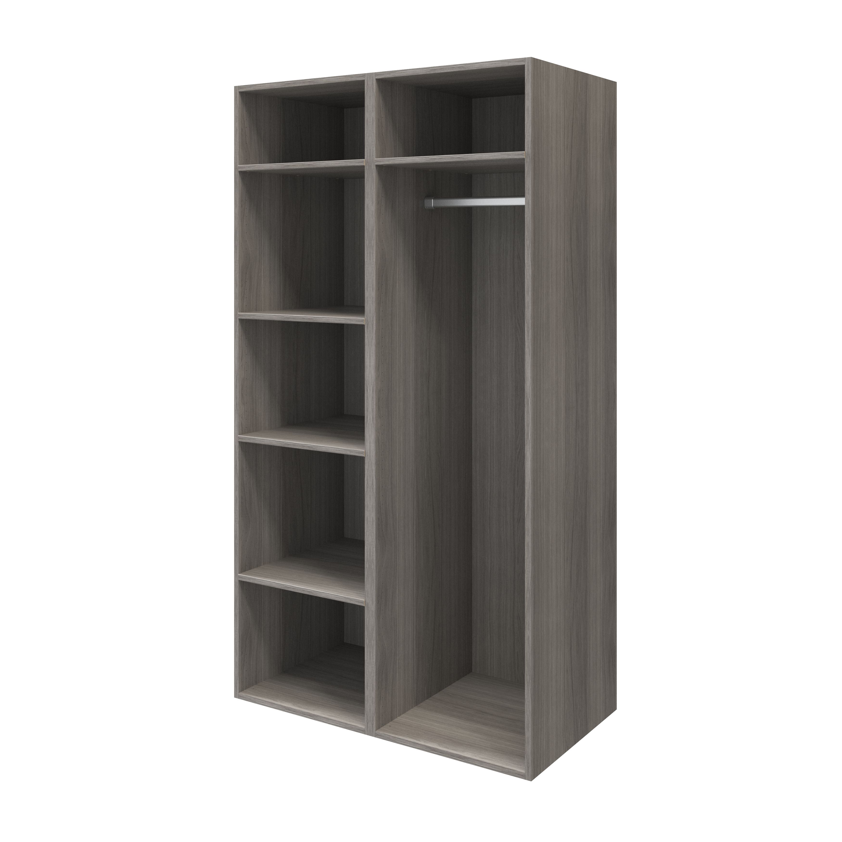 GoodHome Atomia Matt Grey oak effect Grey oak Non-mirrored Modular furniture door, (H) 1872mm (W) 497mm