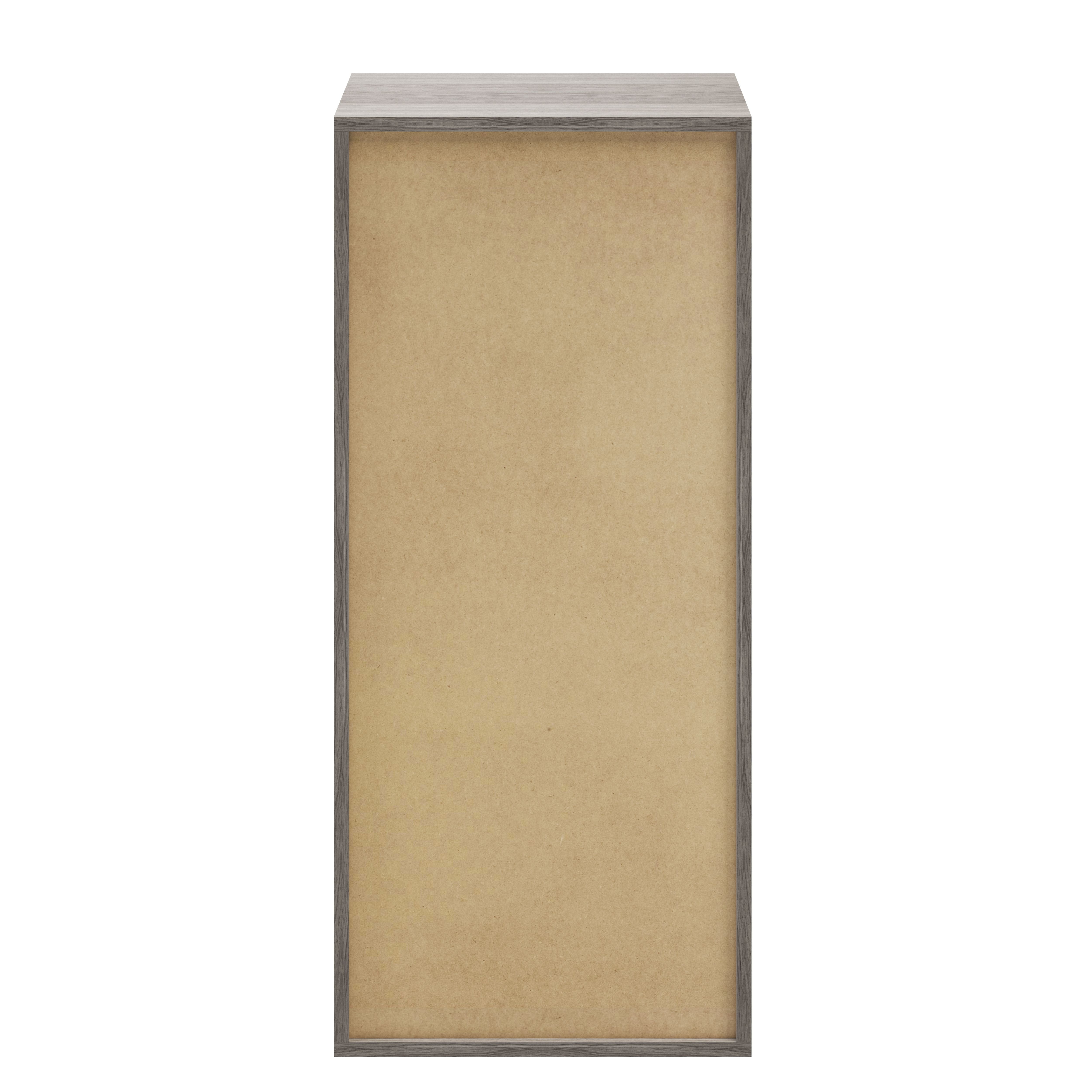 GoodHome Atomia Matt Grey oak effect Modular furniture cabinet, (H)1125mm (W)500mm (D)350mm