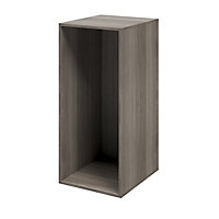 GoodHome Atomia Matt Grey oak effect Modular furniture cabinet, (H)1125mm (W)500mm (D)580mm