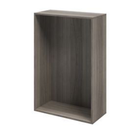 GoodHome Atomia Matt Grey oak effect Modular furniture cabinet, (H)1125mm (W)750mm (D)350mm