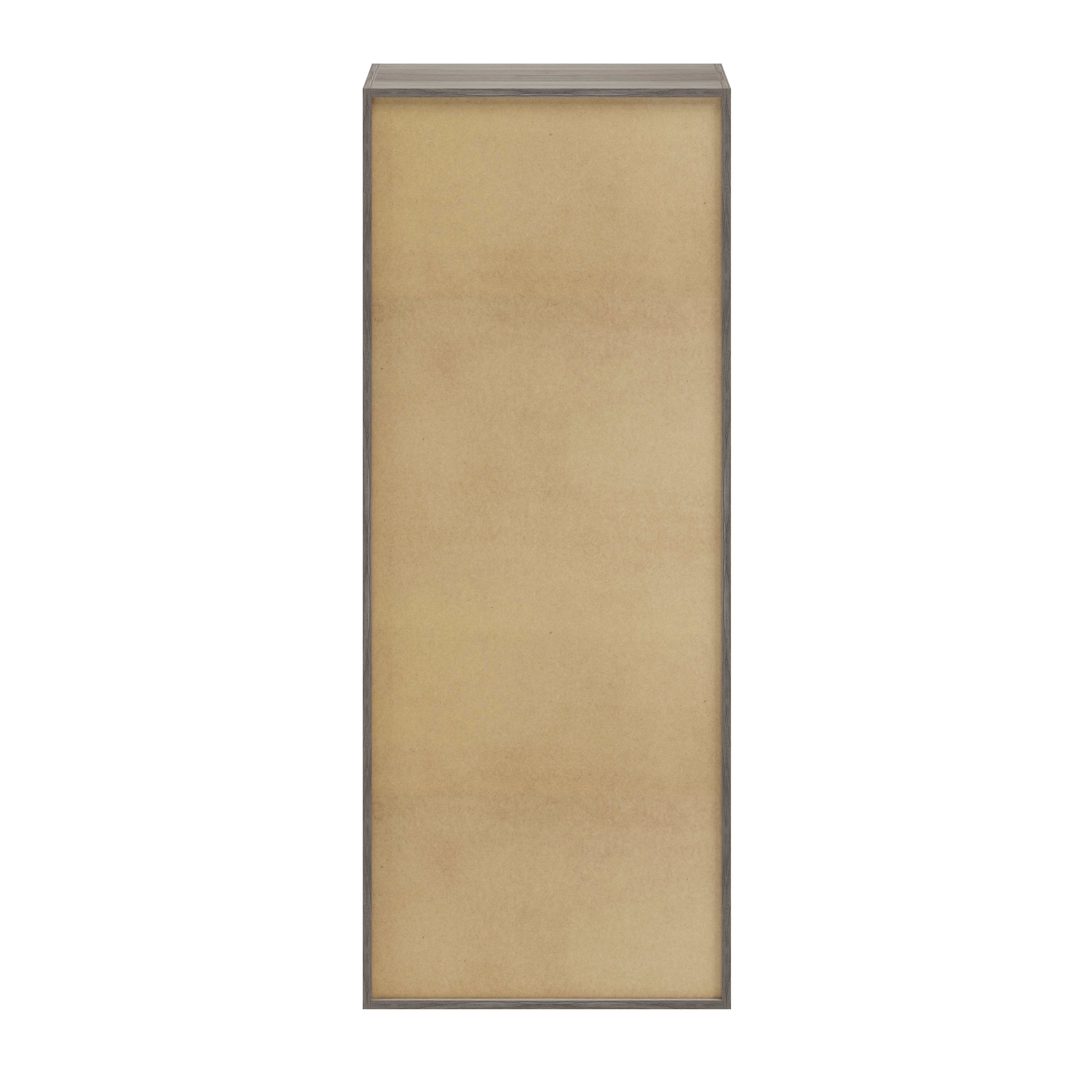GoodHome Atomia Matt Grey oak effect Modular furniture cabinet, (H)1875mm (W)750mm (D)350mm