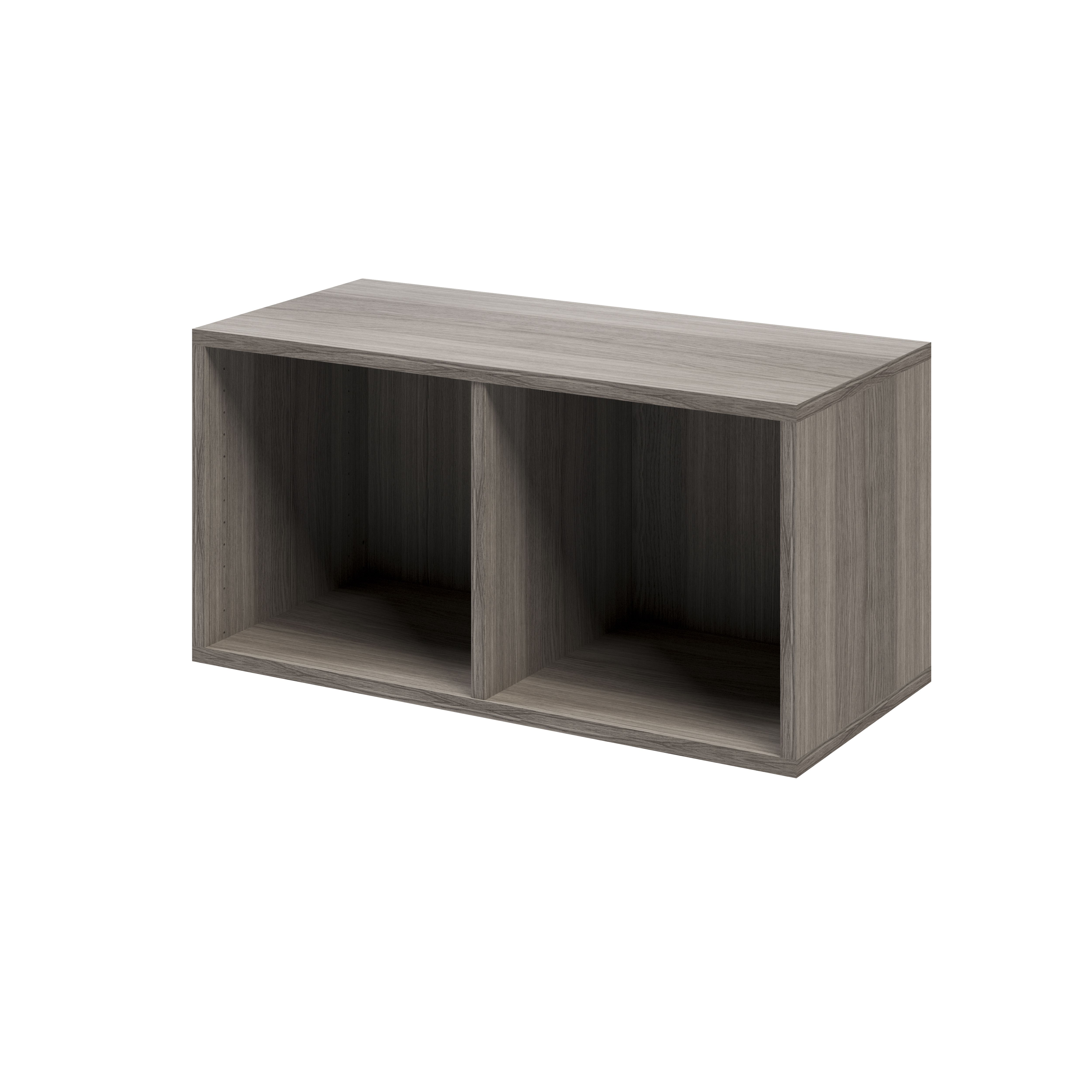 GoodHome Atomia Matt Grey oak effect Modular furniture cabinet, (H ...