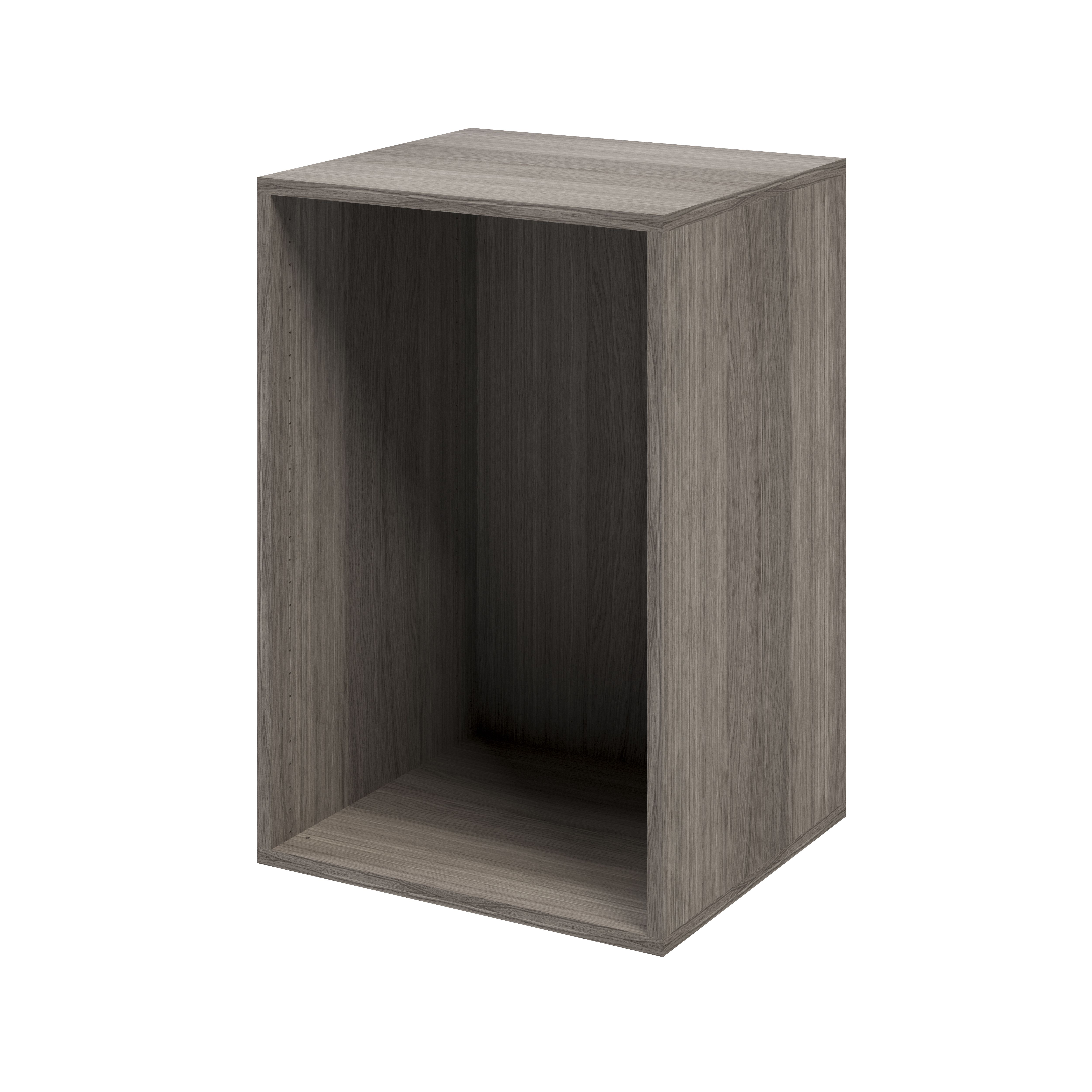 GoodHome Atomia Matt Grey oak effect Modular furniture cabinet, (H ...