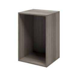 GoodHome Atomia Matt Grey oak effect Modular furniture cabinet, (H)750mm (W)500mm (D)450mm