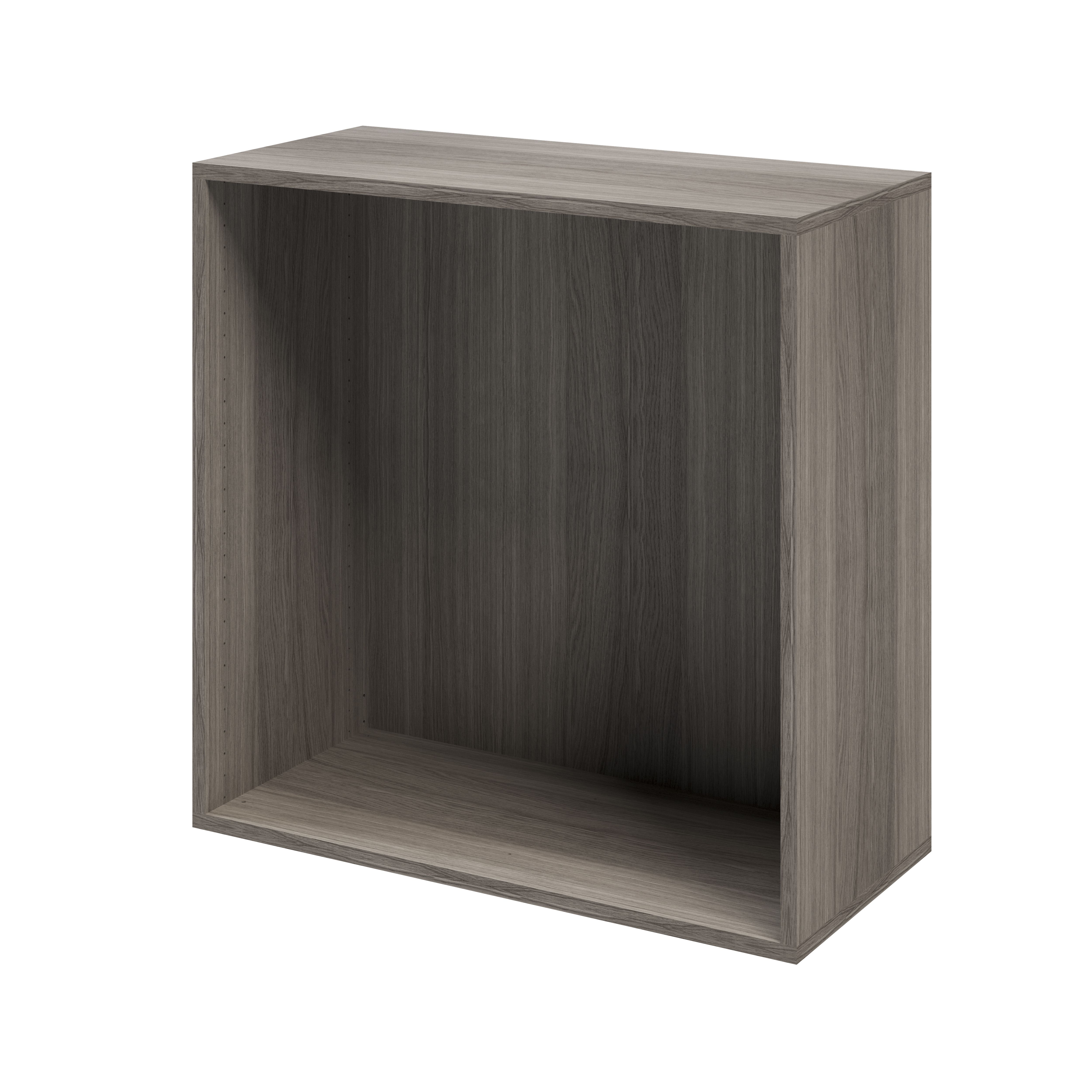 GoodHome Atomia Matt Grey oak effect Modular furniture cabinet, (H)750mm (W)750mm (D)350mm