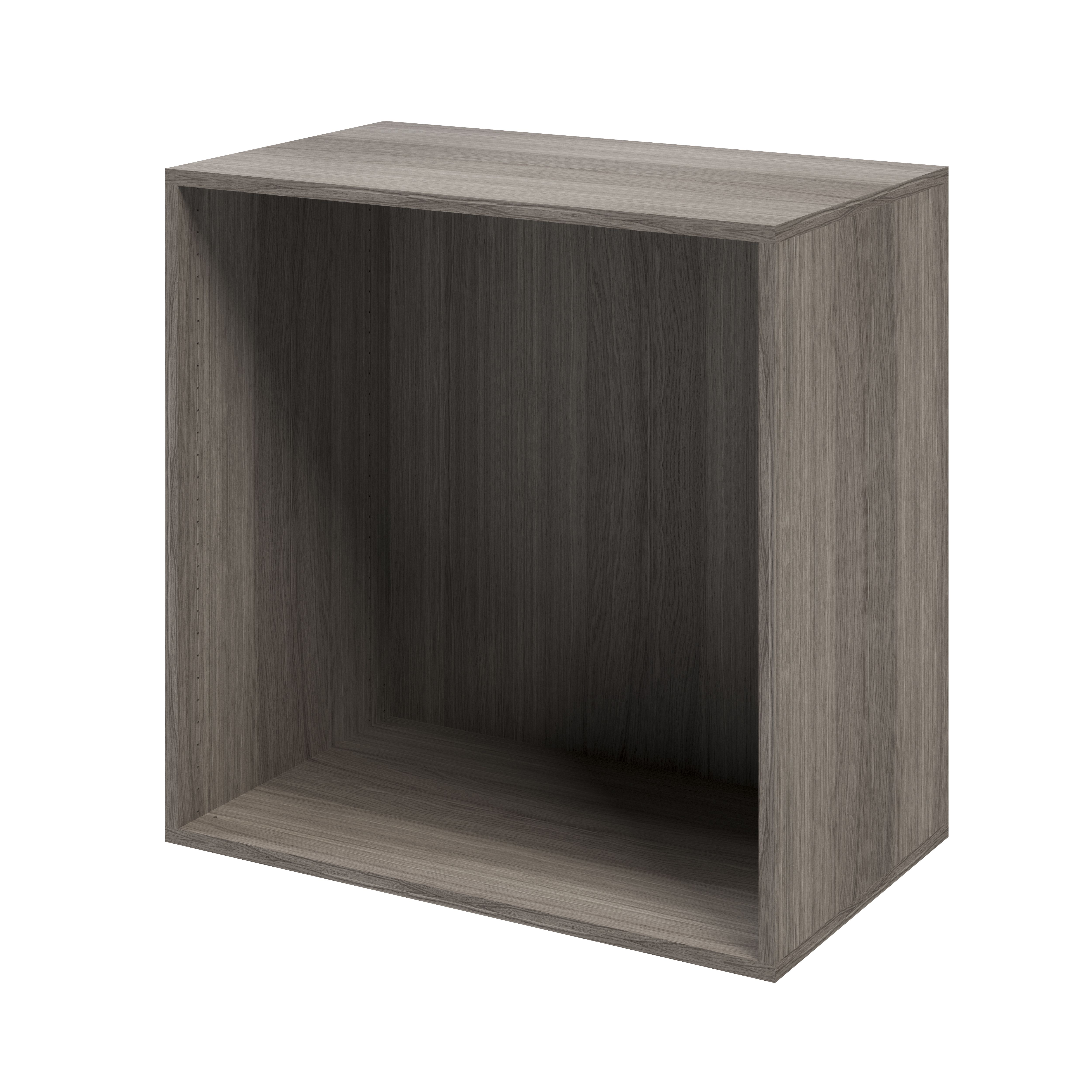 GoodHome Atomia Matt Grey oak effect Modular furniture cabinet, (H ...